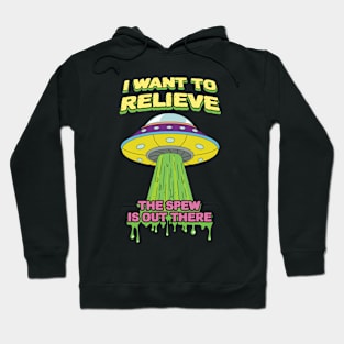 I Want To Relieve - Puke Humor Hoodie